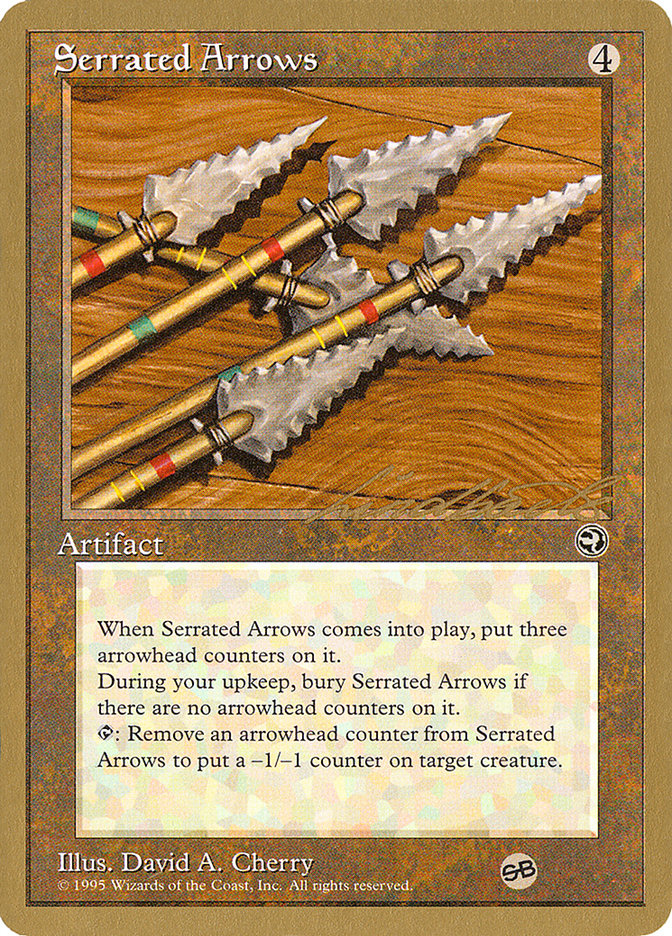 Serrated Arrows (Leon Lindback) (SB) [Pro Tour Collector Set] | Sanctuary Gaming