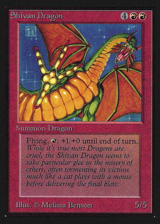 Shivan Dragon (CE) [Collectors’ Edition] | Sanctuary Gaming