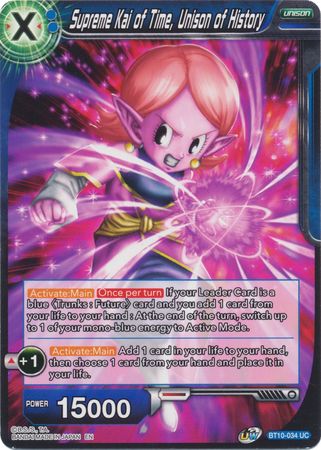 Supreme Kai of Time, Unison of History (BT10-034) [Rise of the Unison Warrior 2nd Edition] | Sanctuary Gaming