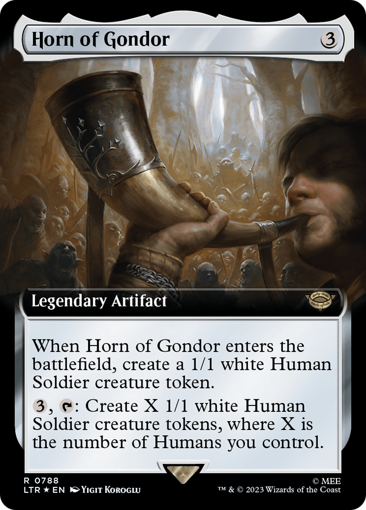 Horn of Gondor (Extended Art) (Surge Foil) [The Lord of the Rings: Tales of Middle-Earth] | Sanctuary Gaming