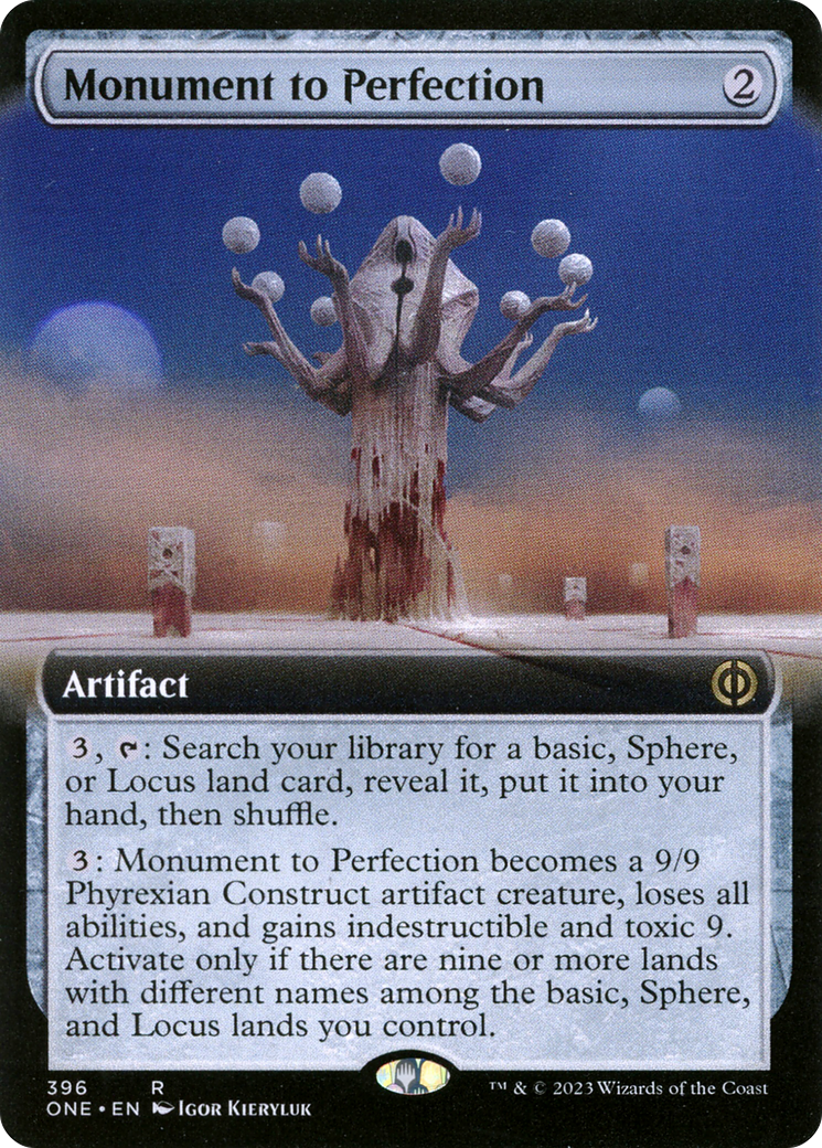 Monument to Perfection (Extended Art) [Phyrexia: All Will Be One] | Sanctuary Gaming