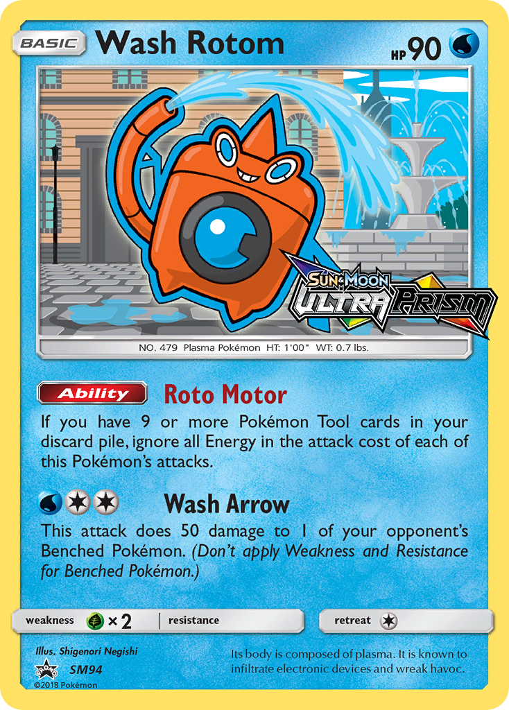 Wash Rotom (SM94) [Sun & Moon: Black Star Promos] | Sanctuary Gaming