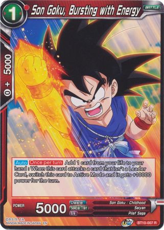 Son Goku, Bursting with Energy (BT10-007) [Rise of the Unison Warrior 2nd Edition] | Sanctuary Gaming