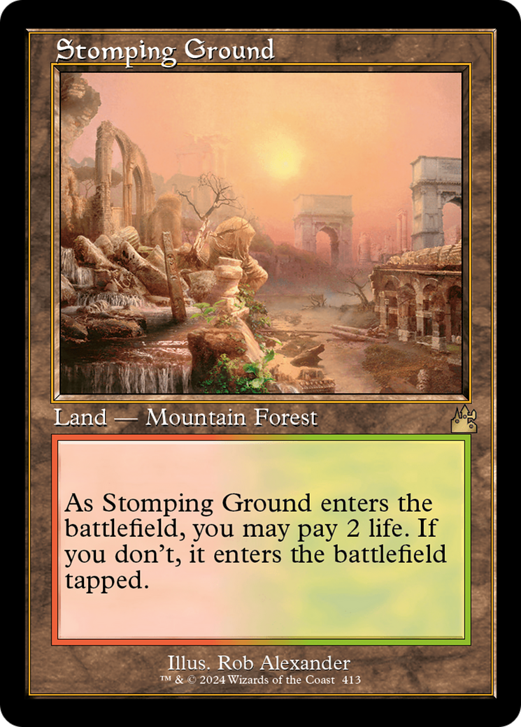 Stomping Ground (Retro) [Ravnica Remastered] | Sanctuary Gaming