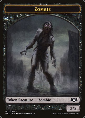 Zombie Token [Mythic Edition Tokens] | Sanctuary Gaming
