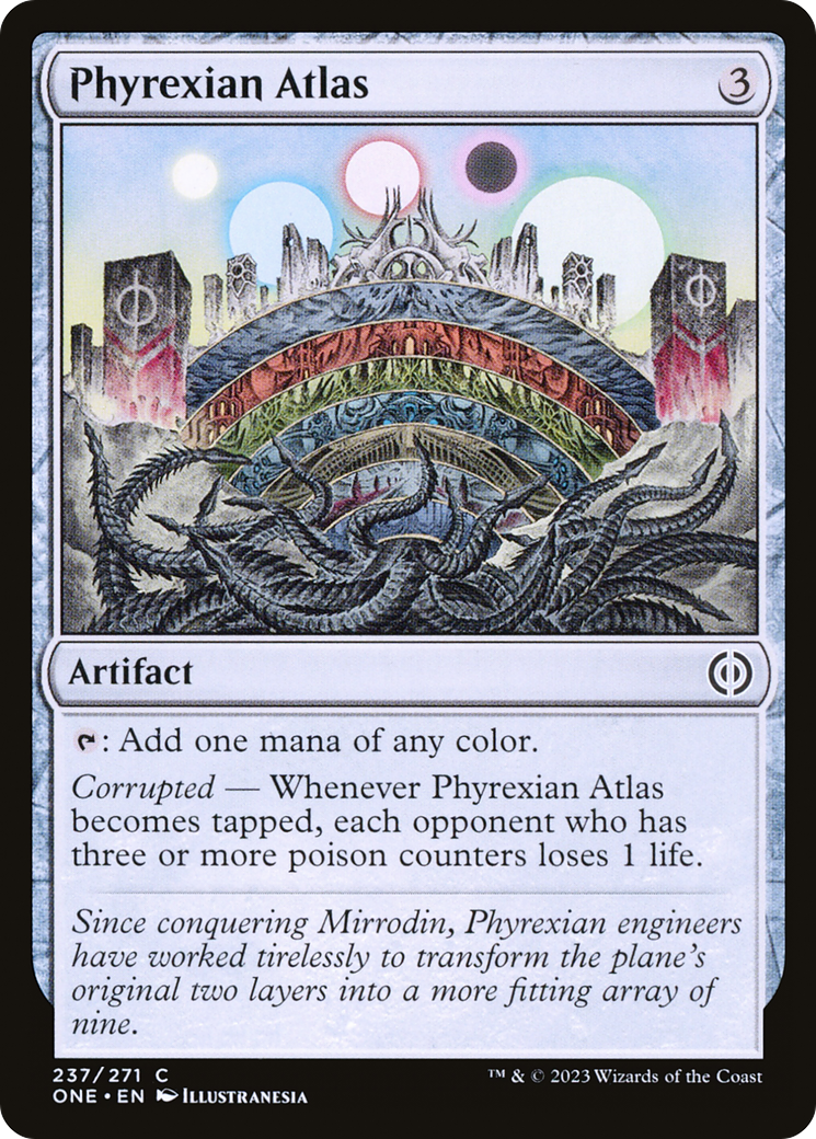 Phyrexian Atlas [Phyrexia: All Will Be One] | Sanctuary Gaming