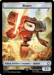 Robot // Treasure (019) Double-Sided Token [Fallout Tokens] | Sanctuary Gaming