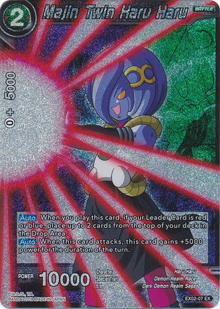 Majin Twin Haru Haru (Foil) (EX02-07) [Dark Demon's Villains] | Sanctuary Gaming