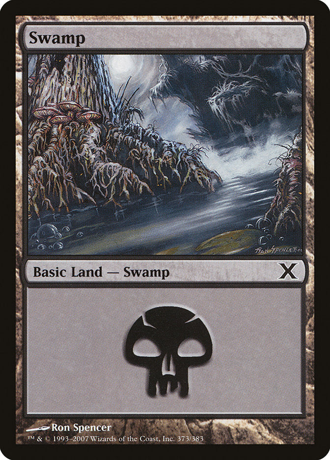 Swamp (373) [Tenth Edition] | Sanctuary Gaming