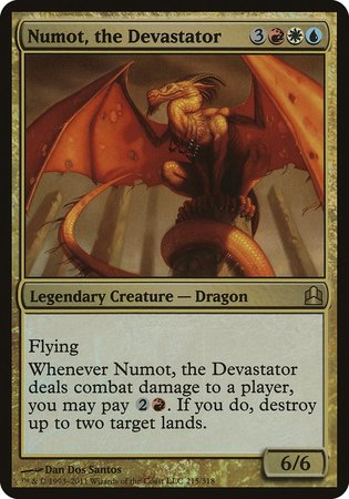 Numot, the Devastator (Oversized) [Commander 2011 Oversized] | Sanctuary Gaming