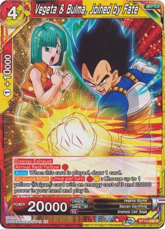 Vegeta & Bulma, Joined by Fate (BT10-146) [Rise of the Unison Warrior 2nd Edition] | Sanctuary Gaming