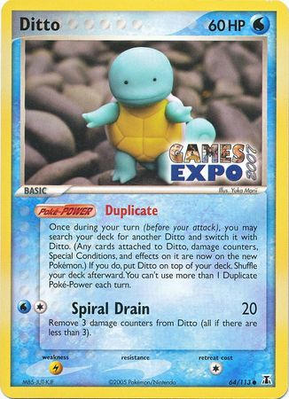 Ditto (64/113) (Games Expo Exclusive) [EX: Delta Species] | Sanctuary Gaming