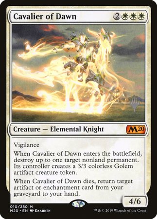 Cavalier of Dawn [Core Set 2020 Promos] | Sanctuary Gaming