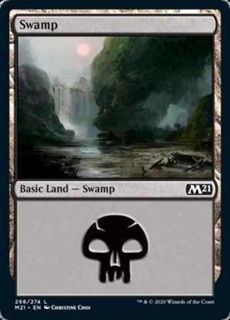Swamp (268) [Core Set 2021] | Sanctuary Gaming