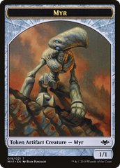 Myr // Thopter Double-Sided Token [Phyrexia: All Will Be One Commander Tokens] | Sanctuary Gaming