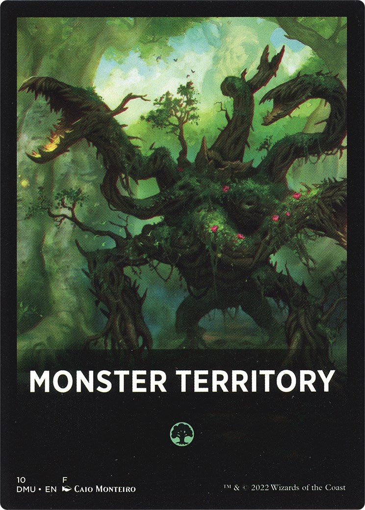 Monster Territory Theme Card [Dominaria United Tokens] | Sanctuary Gaming