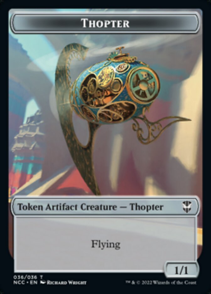 Thopter // Treasure (013) Double-sided Token [Streets of New Capenna Commander Tokens] | Sanctuary Gaming