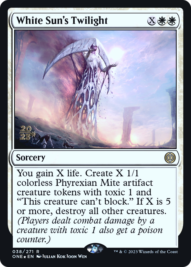 White Sun's Twilight [Phyrexia: All Will Be One Prerelease Promos] | Sanctuary Gaming