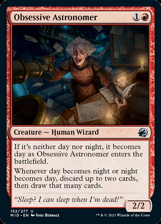 Obsessive Astronomer [Innistrad: Midnight Hunt] | Sanctuary Gaming