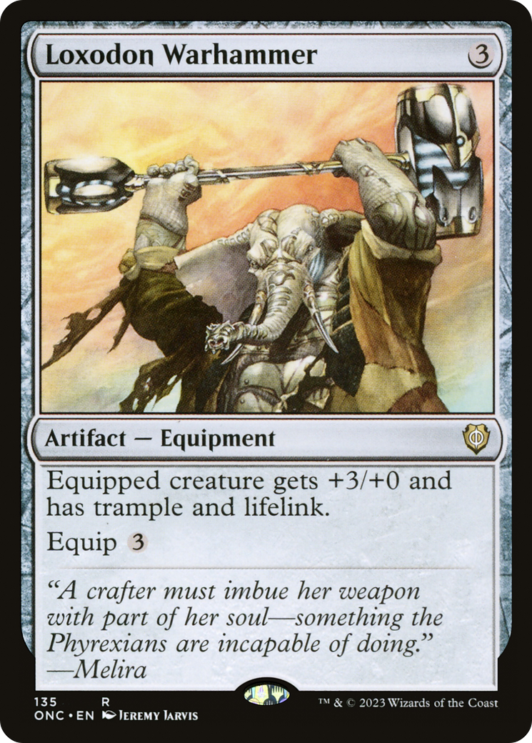 Loxodon Warhammer [Phyrexia: All Will Be One Commander] | Sanctuary Gaming
