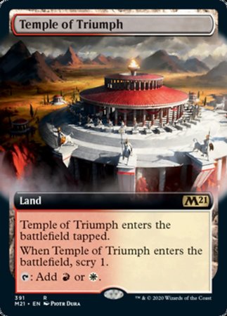 Temple of Triumph (Extended Art) [Core Set 2021] | Sanctuary Gaming