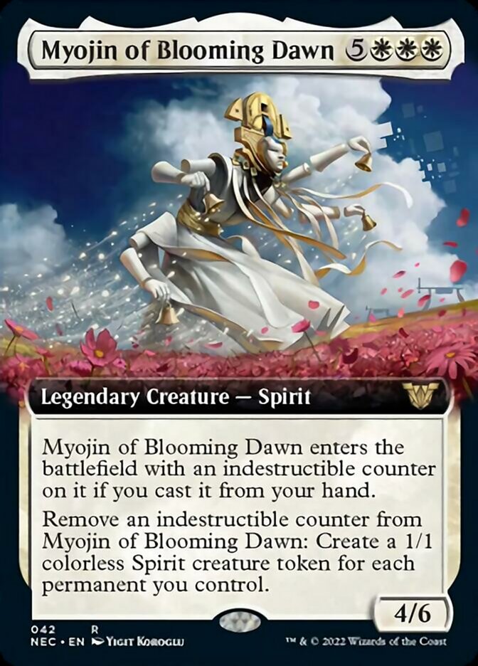 Myojin of Blooming Dawn (Extended) [Kamigawa: Neon Dynasty Commander] | Sanctuary Gaming