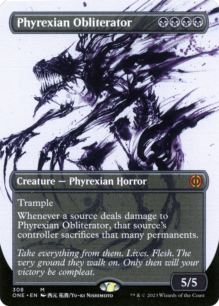 Phyrexian Obliterator (Borderless Ichor) [Phyrexia: All Will Be One] | Sanctuary Gaming
