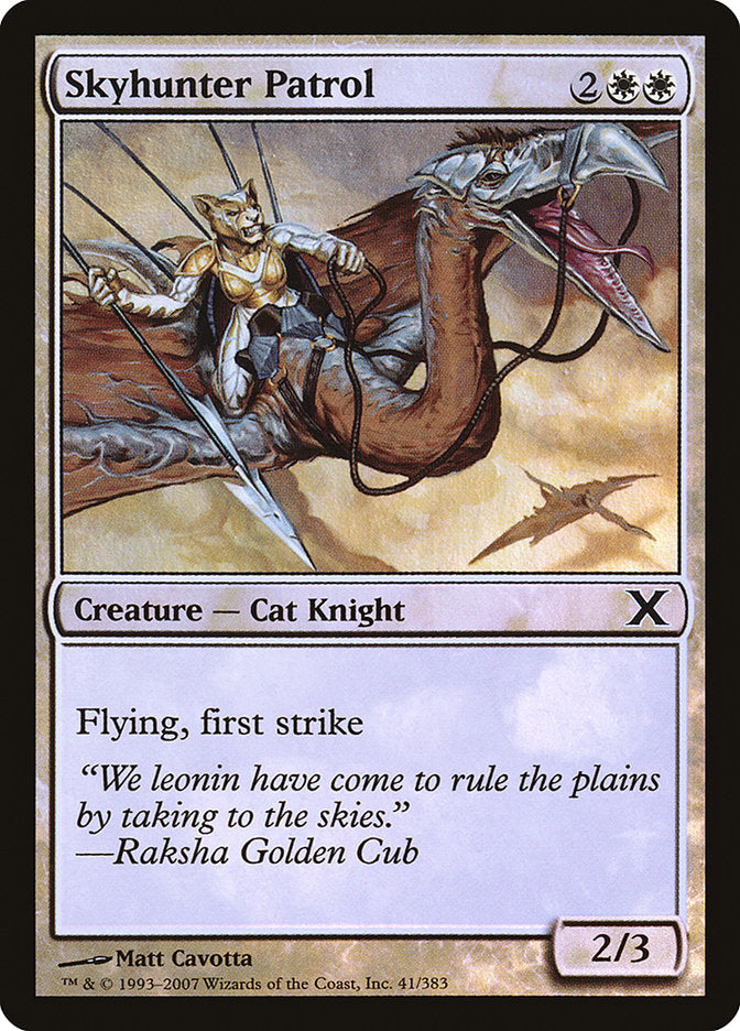 Skyhunter Patrol (Premium Foil) [Tenth Edition] | Sanctuary Gaming