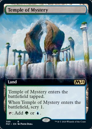 Temple of Mystery (Extended Art) [Core Set 2021] | Sanctuary Gaming