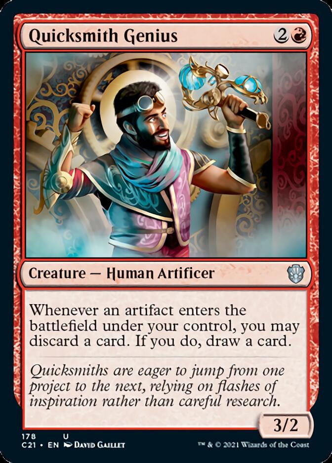 Quicksmith Genius [Commander 2021] | Sanctuary Gaming