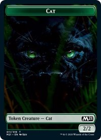 Cat (011) // Soldier Double-sided Token [Core Set 2021 Tokens] | Sanctuary Gaming