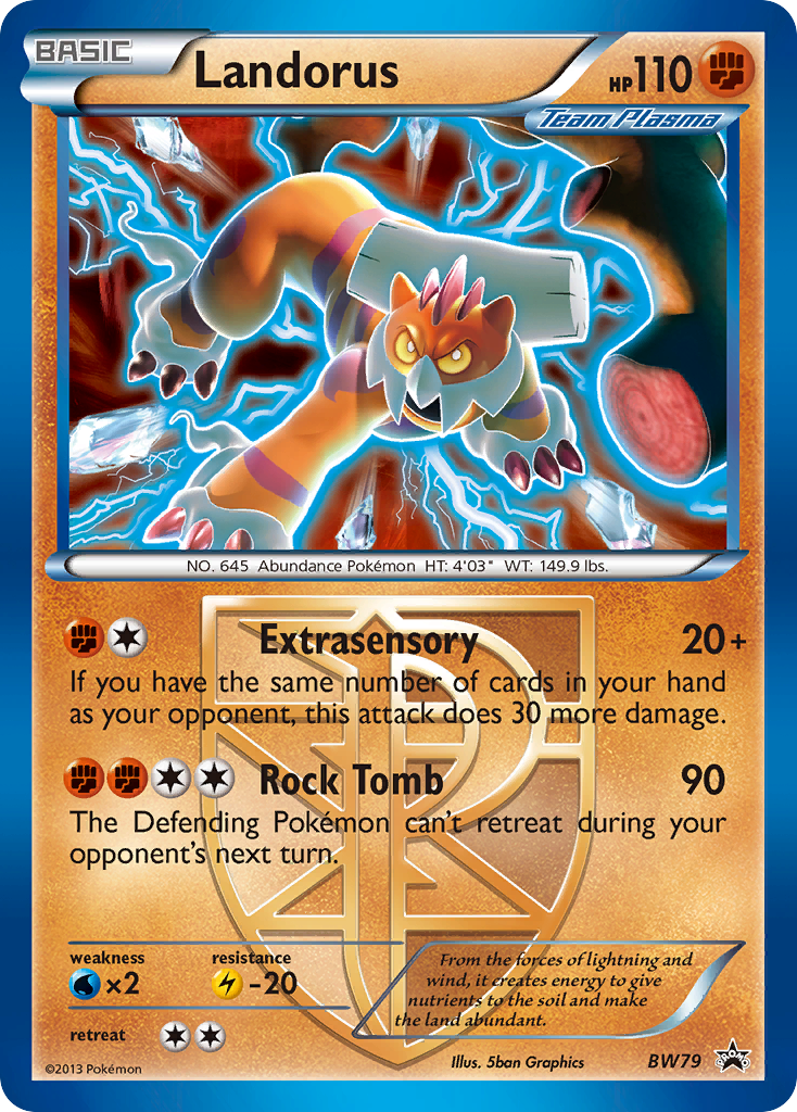 Landorus (BW79) (Team Plasma) [Black & White: Black Star Promos] | Sanctuary Gaming