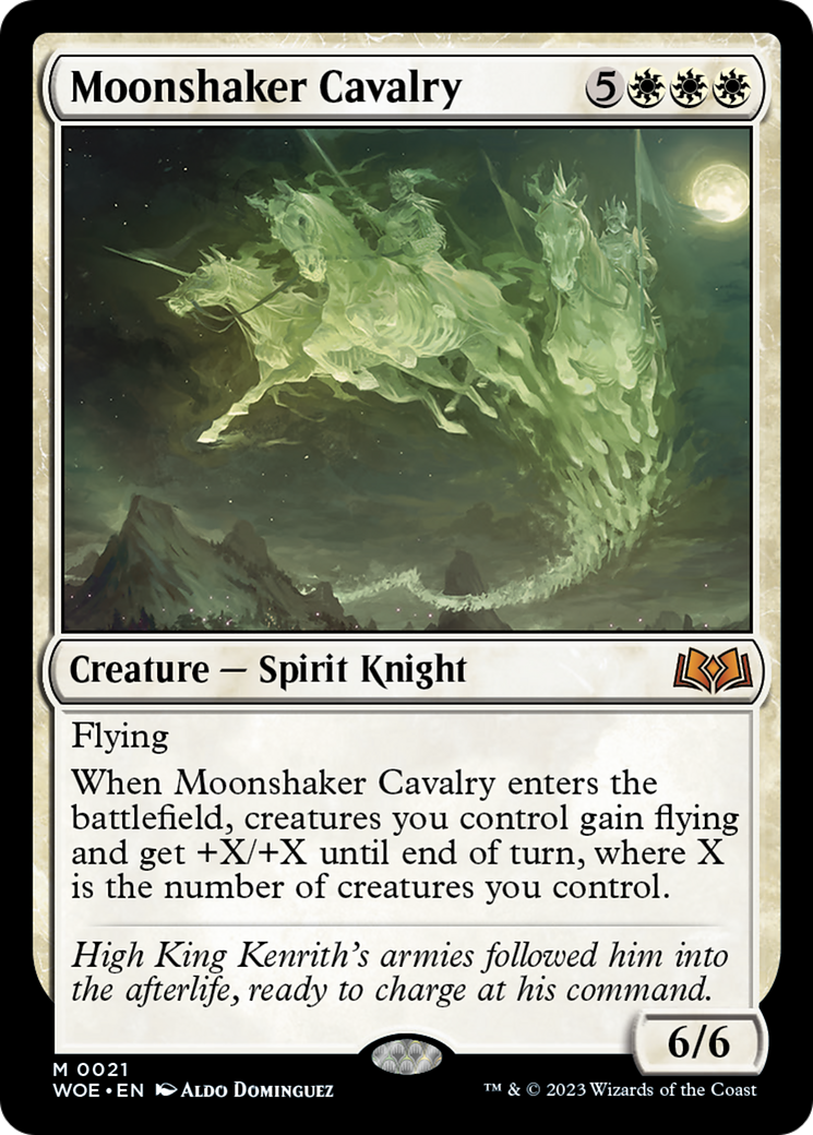 Moonshaker Cavalry [Wilds of Eldraine] | Sanctuary Gaming