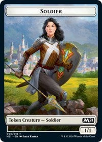 Soldier // Weird Double-sided Token [Core Set 2021 Tokens] | Sanctuary Gaming