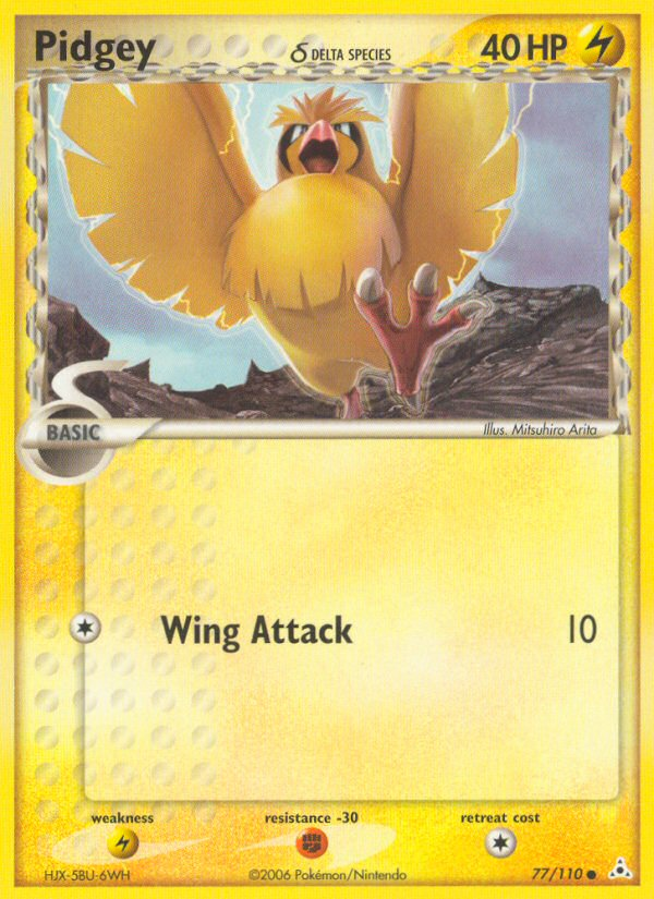 Pidgey (77/110) (Delta Species) [EX: Holon Phantoms] | Sanctuary Gaming