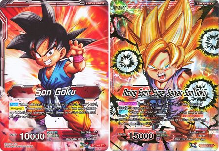 Son Goku // Rising Spirit Super Saiyan Son Goku (Starter Deck - The Extreme Evolution) (SD2-01) [Cross Worlds] | Sanctuary Gaming