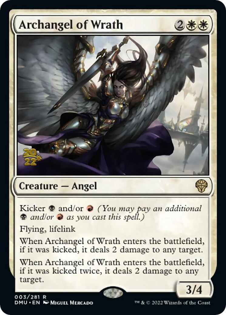 Archangel of Wrath [Dominaria United Prerelease Promos] | Sanctuary Gaming