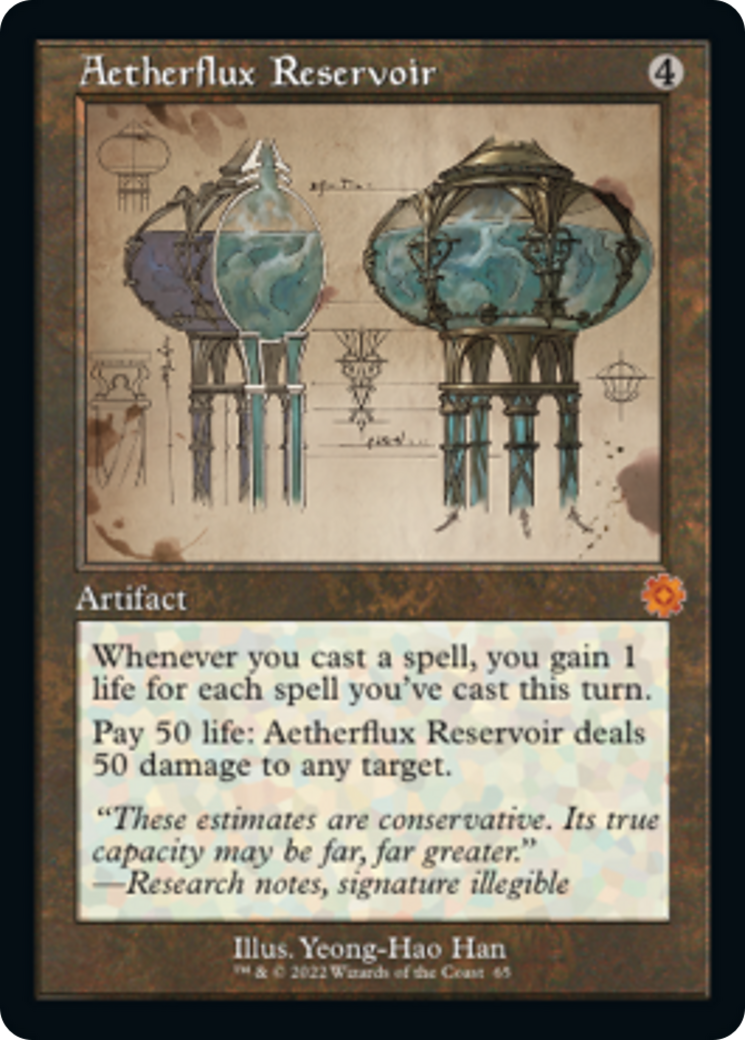 Aetherflux Reservoir (Retro Schematic) [The Brothers' War Retro Artifacts] | Sanctuary Gaming