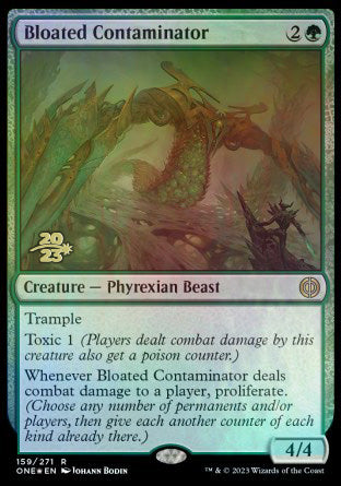 Bloated Contaminator [Phyrexia: All Will Be One Prerelease Promos] | Sanctuary Gaming