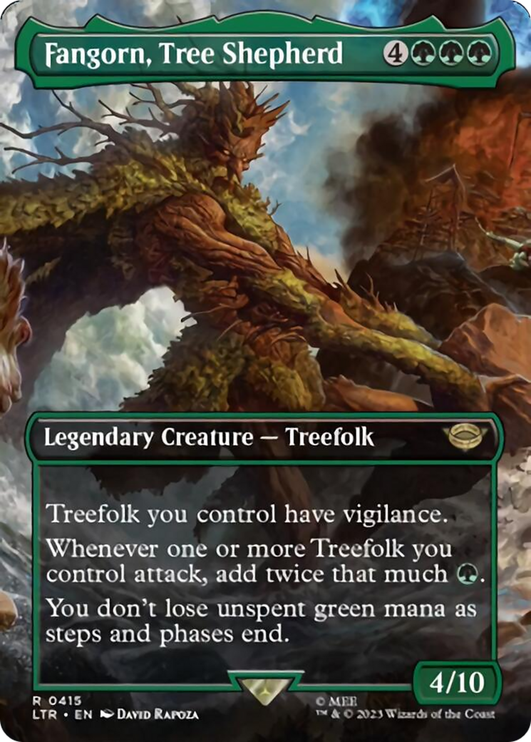 Fangorn, Tree Shepherd (Borderless Alternate Art) [The Lord of the Rings: Tales of Middle-Earth] | Sanctuary Gaming