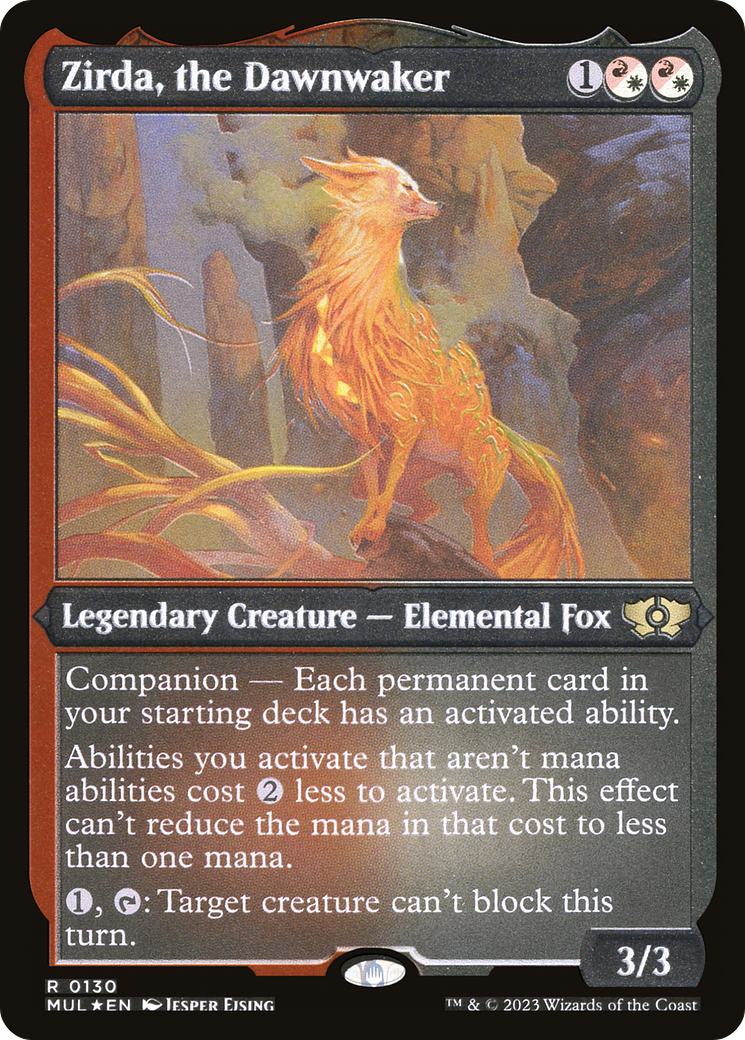 Zirda, the Dawnwaker (Foil Etched) [Multiverse Legends] | Sanctuary Gaming
