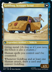 Goldbug, Humanity's Ally // Goldbug, Scrappy Scout [Universes Beyond: Transformers] | Sanctuary Gaming