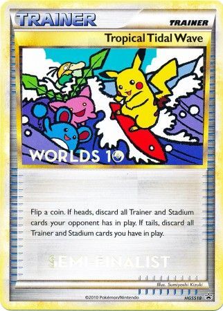 Tropical Tidal Wave (HGSS18) (Semi Finalist) [HeartGold & SoulSilver: Black Star Promos] | Sanctuary Gaming