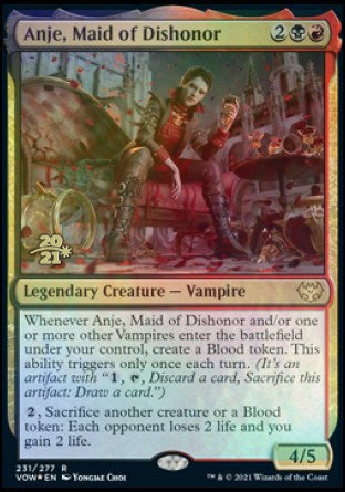 Anje, Maid of Dishonor [Innistrad: Crimson Vow Prerelease Promos] | Sanctuary Gaming
