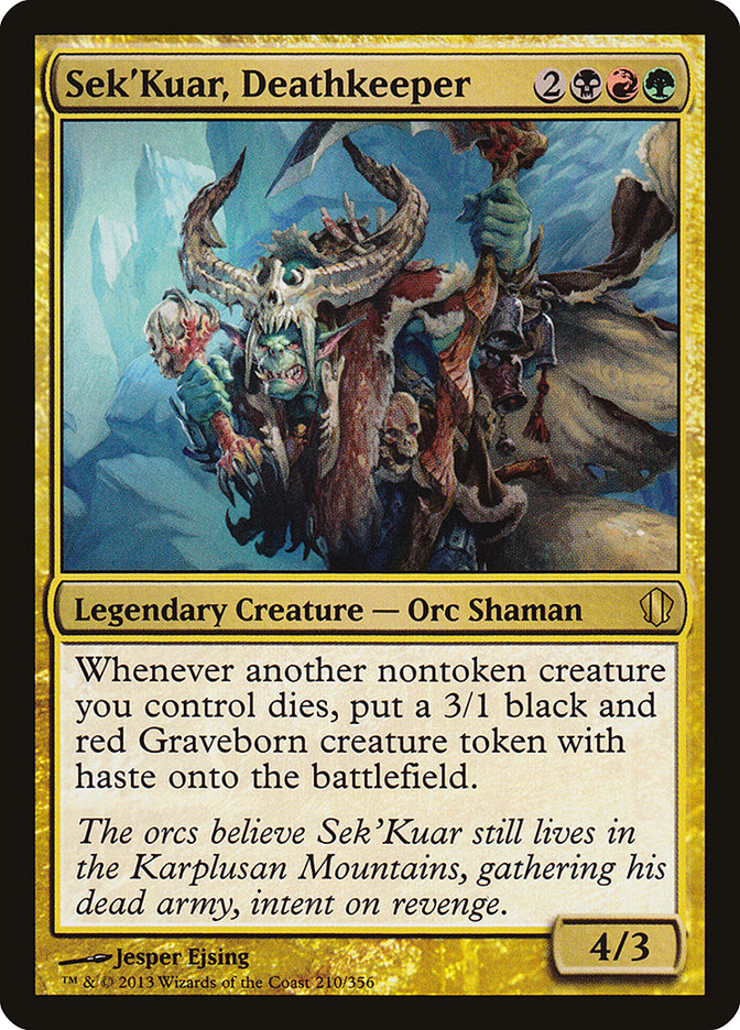 Sek'Kuar, Deathkeeper [Commander 2013] | Sanctuary Gaming