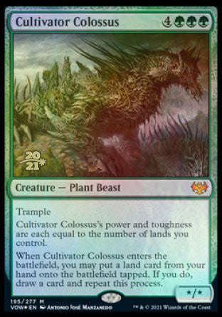 Cultivator Colossus [Innistrad: Crimson Vow Prerelease Promos] | Sanctuary Gaming