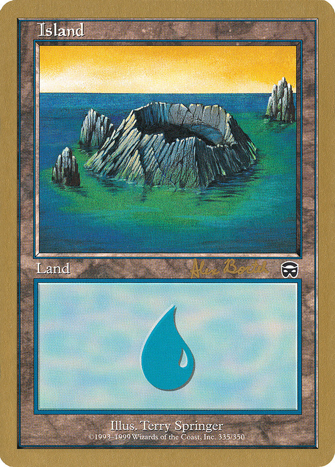 Island (ab335) (Alex Borteh) [World Championship Decks 2001] | Sanctuary Gaming
