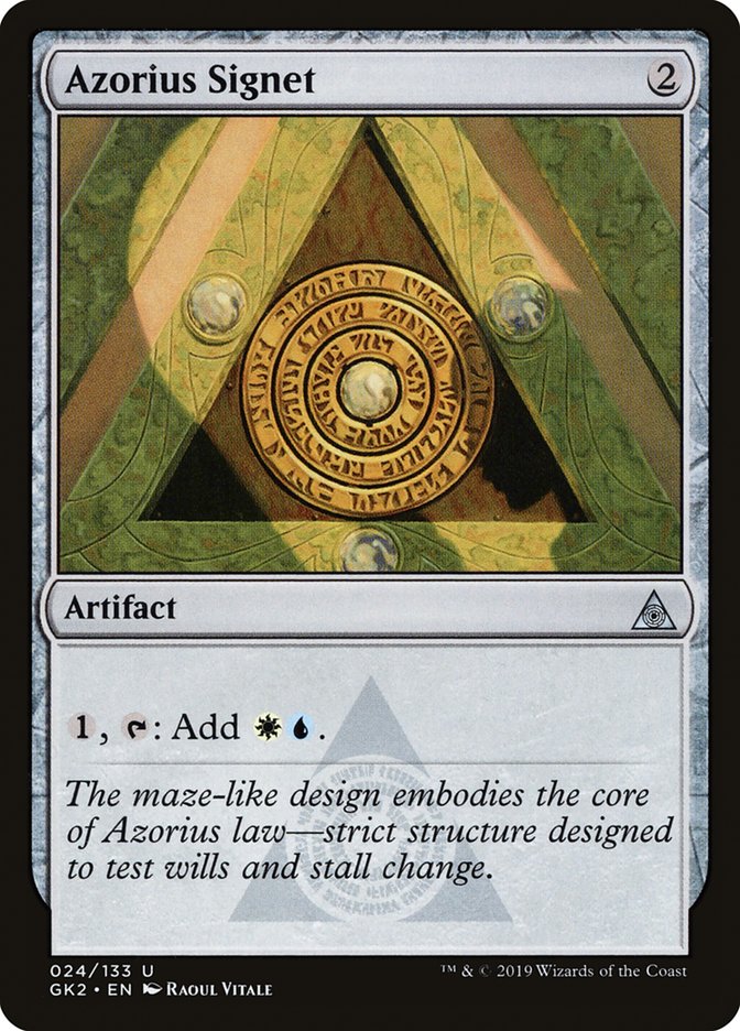 Azorius Signet [Ravnica Allegiance Guild Kit] | Sanctuary Gaming