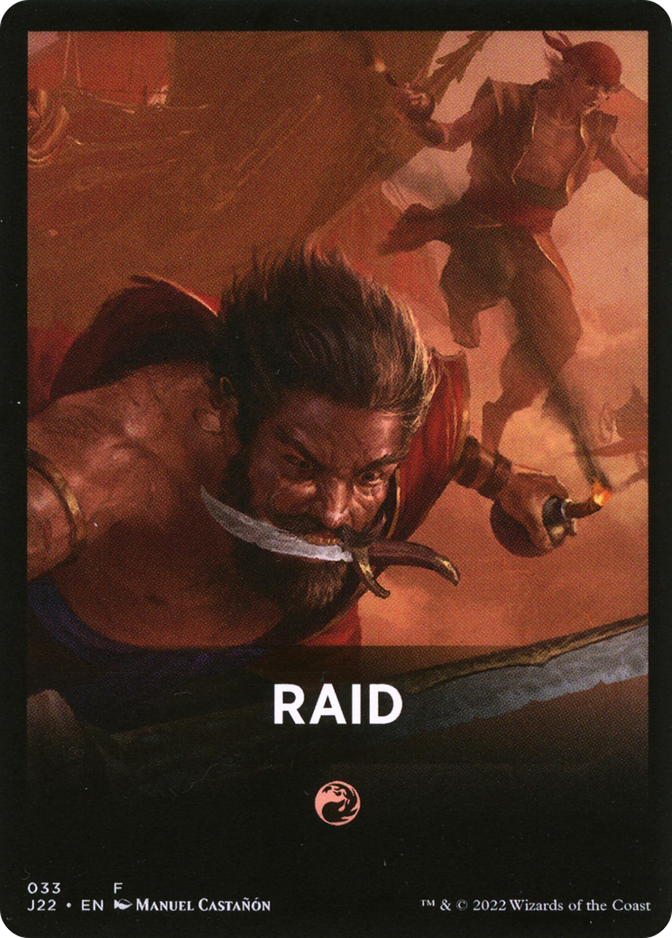 Raid Theme Card [Jumpstart 2022 Front Cards] | Sanctuary Gaming