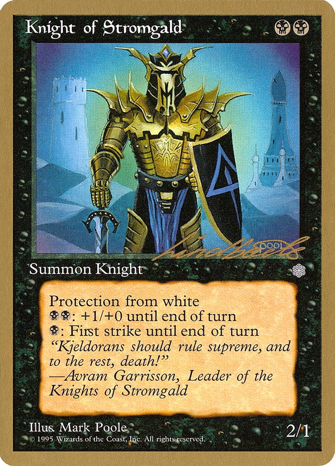 Knight of Stromgald (Leon Lindback) [Pro Tour Collector Set] | Sanctuary Gaming